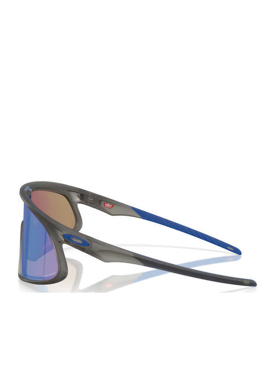 Oakley Rslv Unisex Sunglasses with Gray Frame and Gray Lens