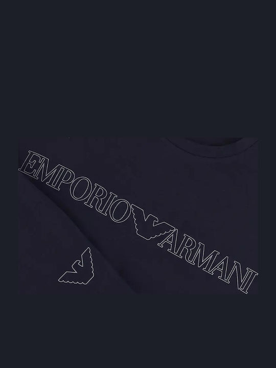 Emporio Armani Men's Winter Pajamas Set Blue