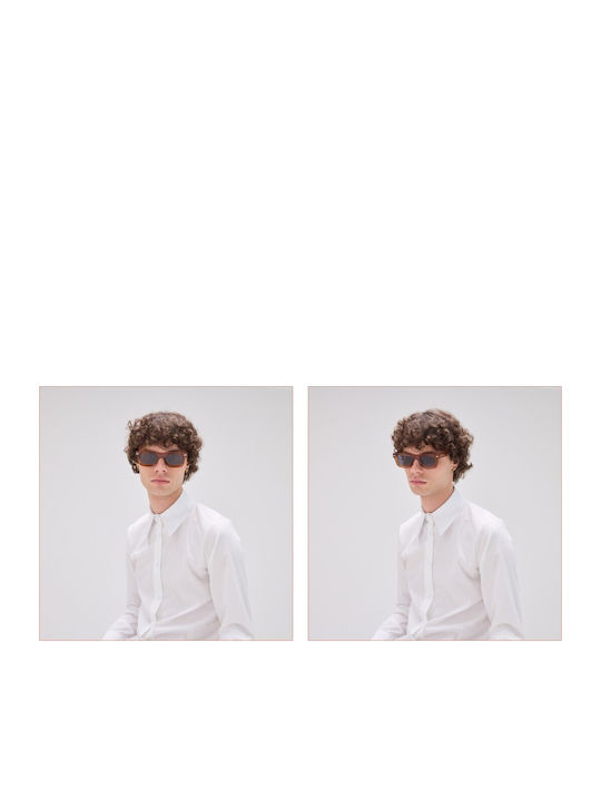 Kyme Unisex Sonnenbrille mit Braun Schildkröte Kunststoff Gestell und Braun Linse JEDI 02