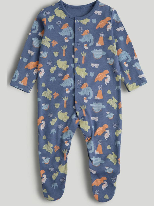 Mothercare Set Babystrampler Langärmliges Blau 3Stück