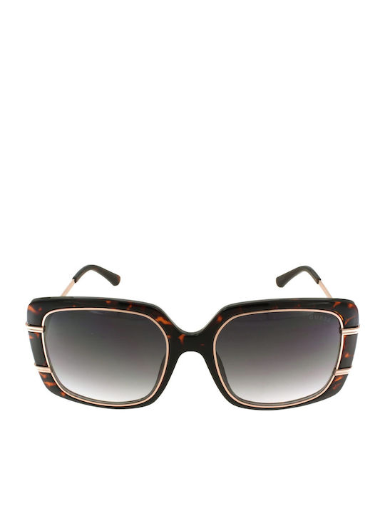 Guess Women's Sunglasses with Brown Tartaruga Frame and Brown Gradient Lens GU7854 52P