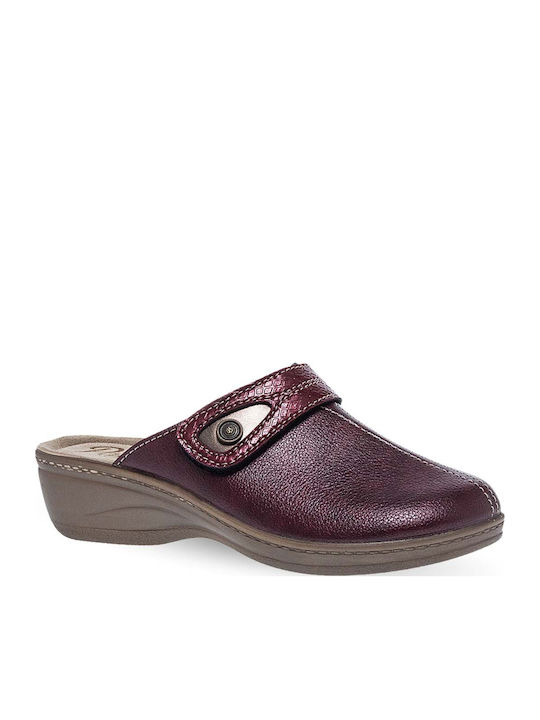 Winter Women's Slippers Burgundy