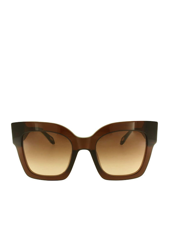 Just Cavalli Women's Sunglasses with Brown Plastic Frame and Brown Gradient Lens SJC019 0AAK