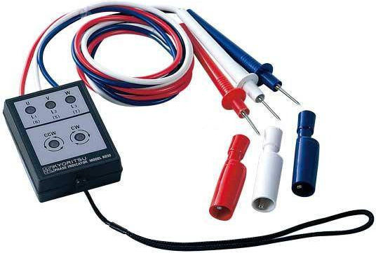 Kyoritsu 8030 Phase Sequence and Phase Presence Indicator Meter