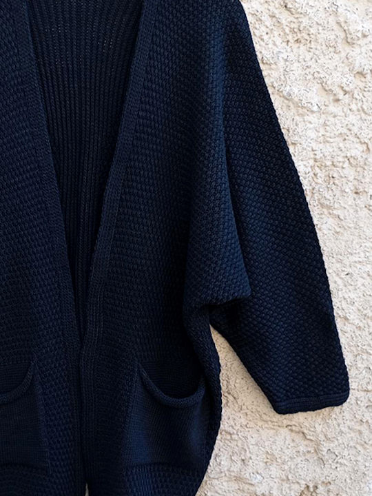 Gestrickte Strickjacke Schwarz Gestrickte Strickjacke Schwarz
