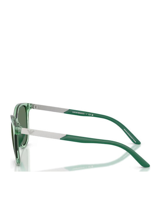 Emporio Armani Quadratische Kinder-Sonnenbrillen Grüne