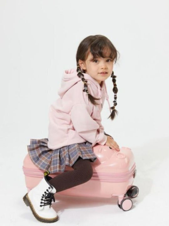 Rinokeros Kinder Koffer Kabine Mehrfarbig mit 4 Räder Höhe 52cm