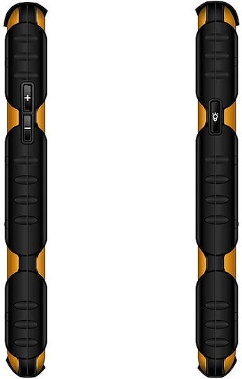 MaxCom Strong MM920L Single SIM Resistant Mobile with Buttons (English Menu) Orange