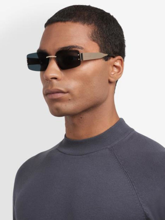 Marc Jacobs Unisex Sonnenbrille mit Gold Metall Gestell und Gray Linse MARC 875/S RHL