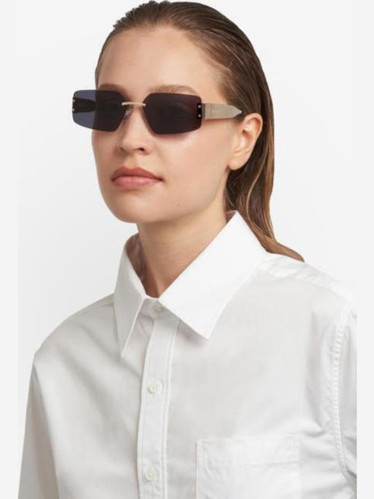 Marc Jacobs Unisex Sonnenbrille mit Gold Metall Gestell und Gray Linse MARC 875/S RHL
