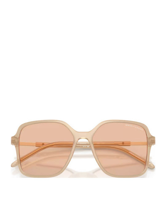 Armani Exchange Feminini Ochelari de soare cu Bej Cadru și Maro Lentilă AX4163S 836673