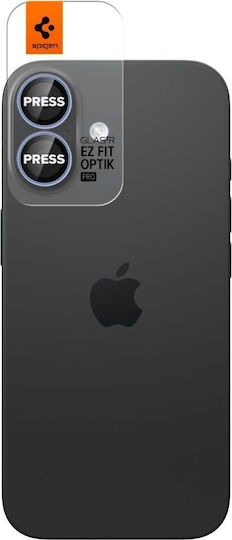 Spigen Optik Pro EZ Fit Camera Protection Tempered Glass Blue for the Iphone 16 / 16 Plus / 17