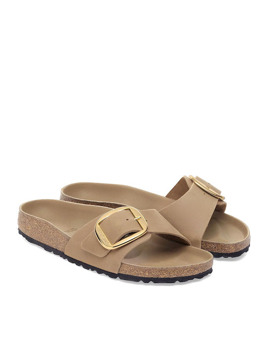 Birkenstock Madrid Big Buckle Leoi Anatomic Leder Flache Damen Sandalen Braun Birkenstock Madrid Big Buckle Leoi Anatomic Leder Flache Damen Sandalen Braun