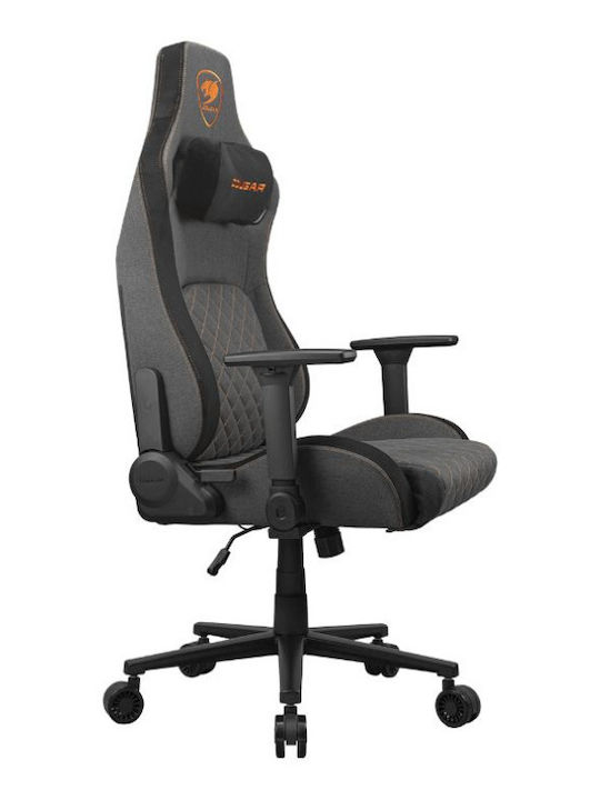 Cougar Defensor F Υφασμάτινη Καρέκλα Gaming με Ρυθμιζόμενα Μπράτσα Γκρι
