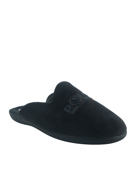 Adam's Shoes Men's Slipper Black