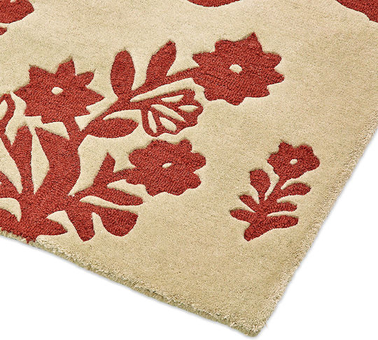 Sanderson Woodland Glade Χειροποίητο Χαλί Ορθογώνιο Russet Brown 170x240cm