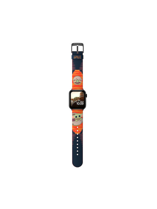 MobyFox Mandalorian Armband Silikon Schwarz (Universal 22mm)