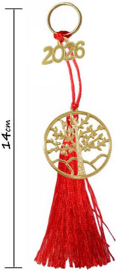 Tatu Moyo Handmade Hanging Lucky Charm Little Tree Red 2026 14cm 1pcs Tatu Moyo Handmade Hanging Lucky Charm Little Tree Red 2026 14cm 1pcs