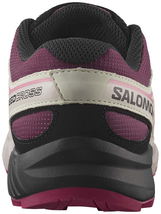 Speedcross J Kids Sports Shoes Running with Laces Purple
