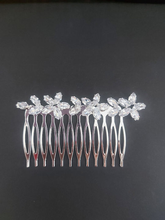 Ro-ro Zubehör Braut-Quaff Zircon Haarspange 6/8 cm