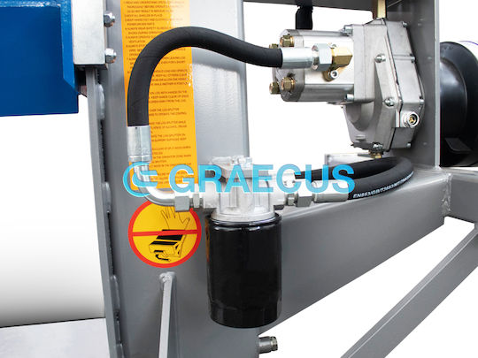 Graecus DRYADASX20PTO Elektrisch 15hp mit Schneidleistung 20T