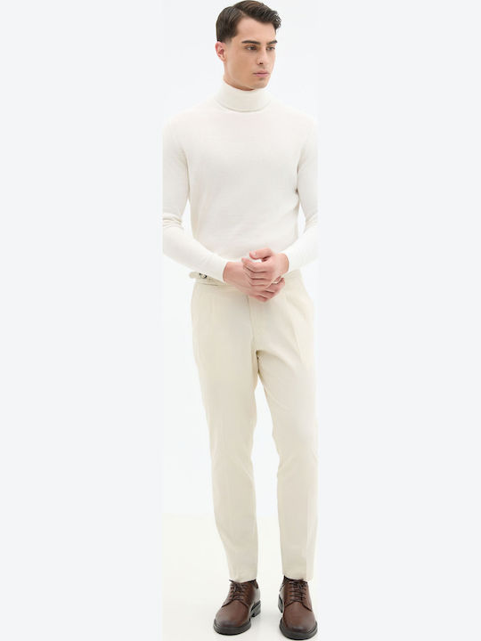 Pantaloni Elastic Bej