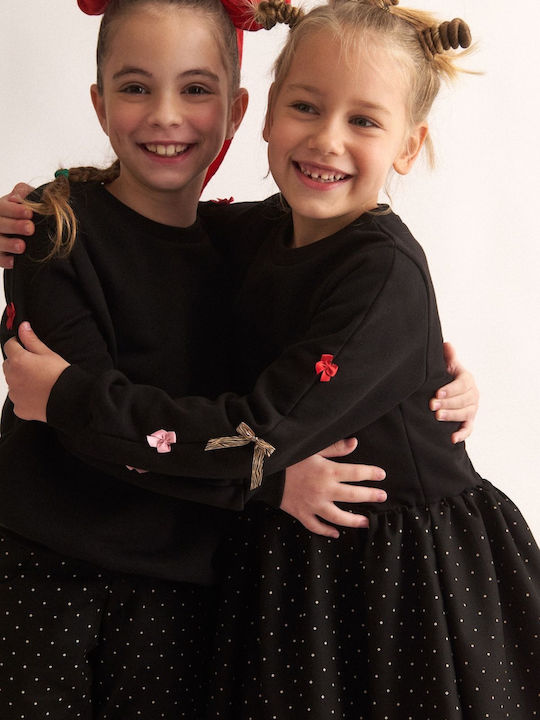 Kinderpullover Langarm Black