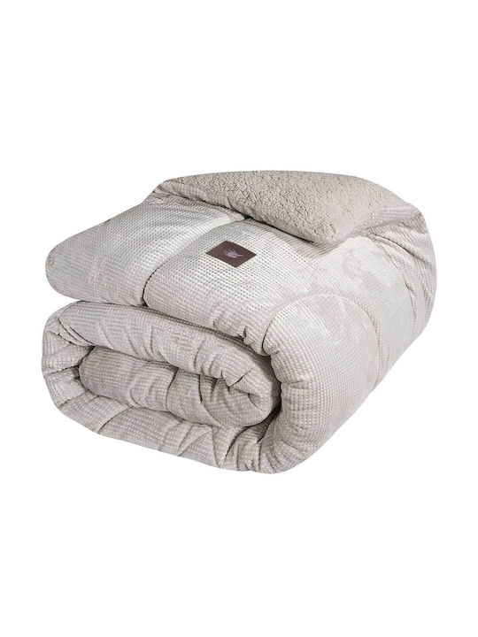Greenwich Polo Club Bettbezug mit Hollowfiber-Füllung Großes Doppelbett 220x240cm 3955 Ice Grey 740 GSMGsm 11 togs Togs