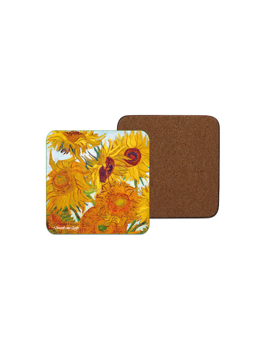 Carmani Van Gogh Untersetzer aus Kork 10,5x10,5cm 6 Stück
