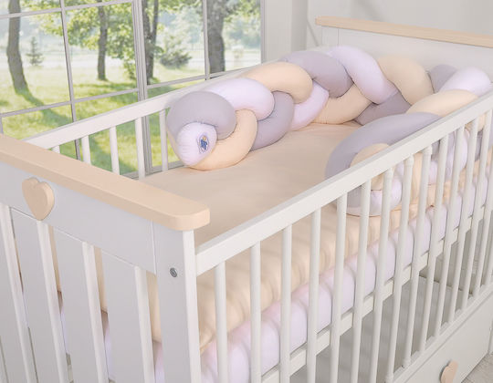 My Sweet Baby Πάντα Πλεξούδα Εσωτερική White, Grey, Beige