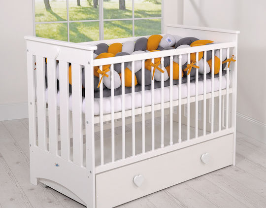 My Sweet Baby Bettumrandungen Geflochten Innerhalb Gray, Mustard, Anthracite