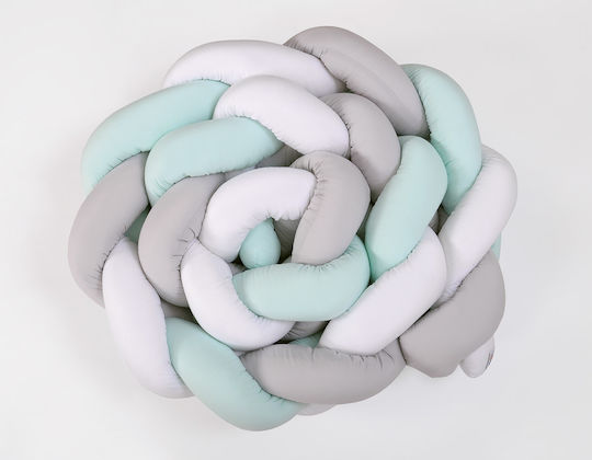 My Sweet Baby Πάντα Πλεξούδα Εσωτερική White, Gray, Mint