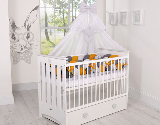 My Sweet Baby Bettumrandungen Geflochten Innerhalb Gray, Mustard, Anthracite