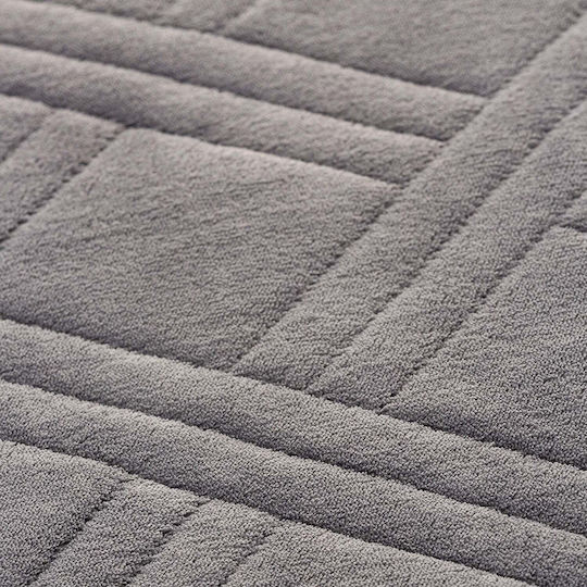 Sofazip Elastische Abdeckung für Fünfsitzer-Sofa Grey 240εκ. 1Stück SZMATVELVETGREY