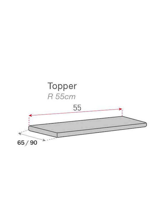 Sofazip Impermeabil Husă Elastică Scaun Cappuccino 90x220cm 1buc SZTOPCAPP