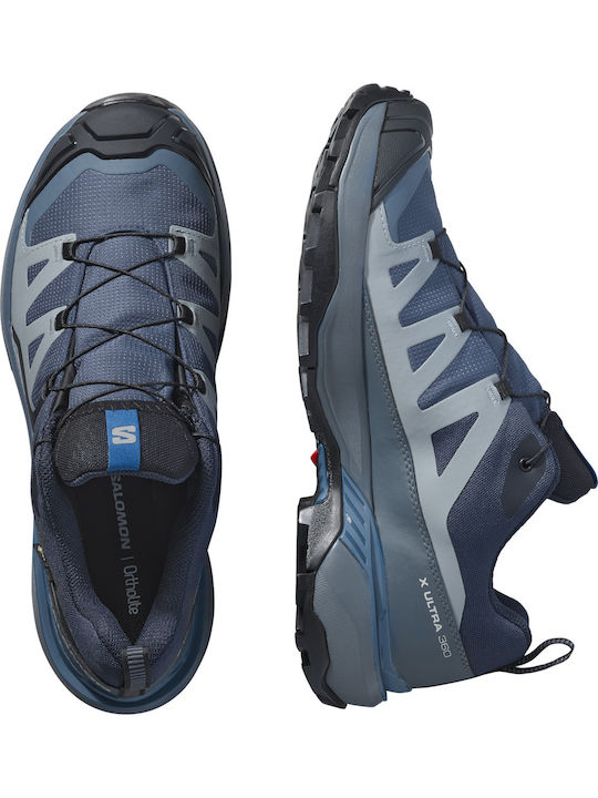 Salomon X Ultra 360 Gtx Мъжки Планински Обувки Водоустойчиви С Мембрана Gore-Tex Сини