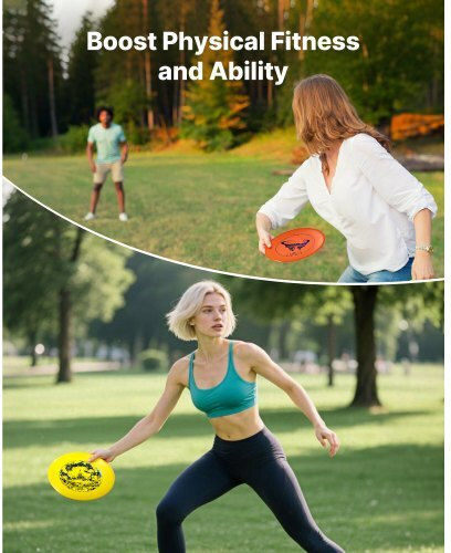 Vevor Disc Golf Set 5 Pieces Flying Discs Beginners Starter Set Disc Golf Full Body Training Putter Mid-range Driver Mini Marker PDGA Approved Outdoor Yard Lawn Beach