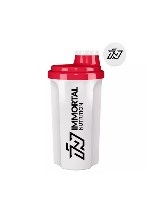Immortal Nutrition Shaker Πρωτεΐνης 500ml Πλαστικό Λευκό