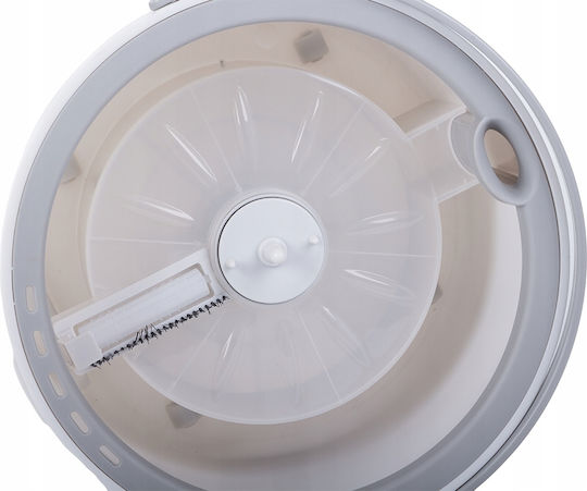 Verk Group Set Spin Mop Bucket 360 Degrees 2 Microfiber Pads 5907451371749