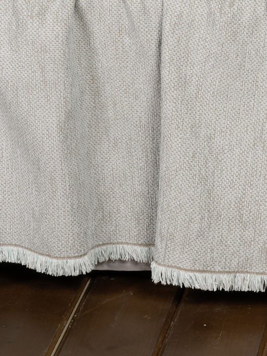 Nima Abrigo Ριχτάρι Διθέσιου Καναπέ Chenille 180x240εκ. Mint 35993