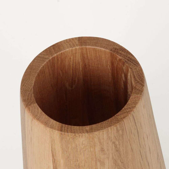 Sealskin Earth Wooden Toothbrush Cup Holder Φ8x10.5 I Oak