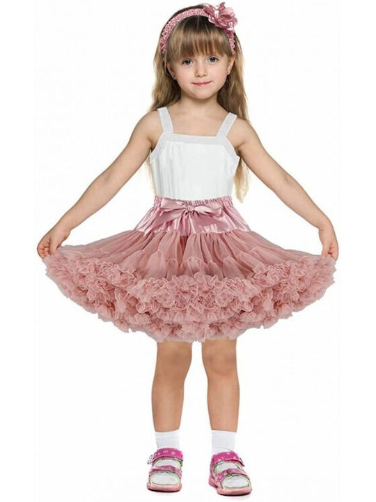 Kids Tulle Tulle Pink Skirt