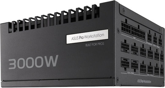 Asus Pro WS 3000W Μαύρο Τροφοδοτικό Υπολογιστή Full Modular 80 Plus Platinum