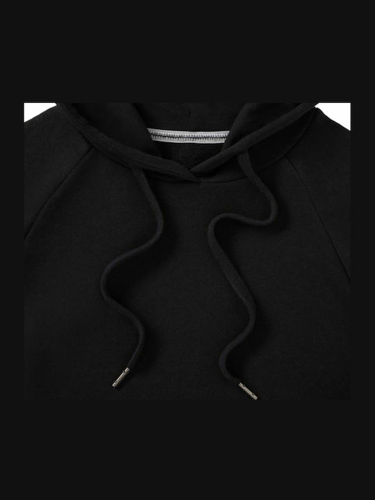 Women's Sweatshirt Hooded Black
