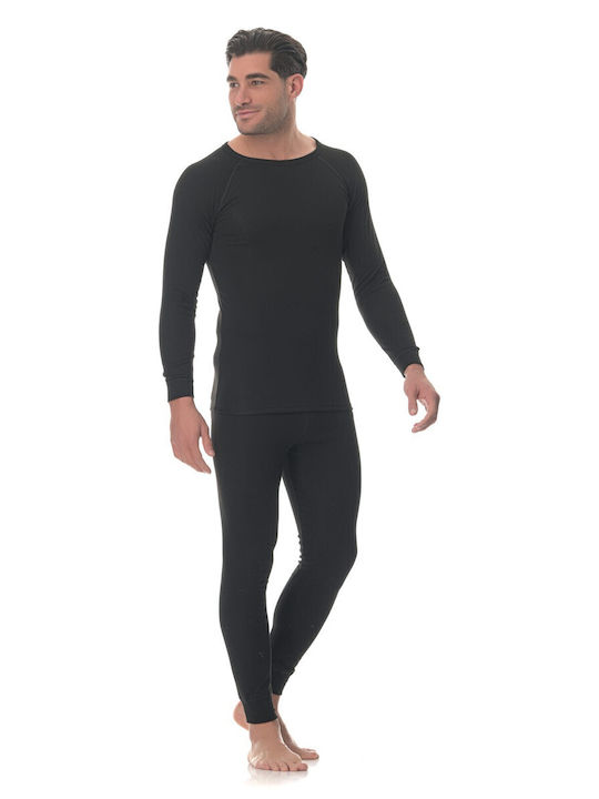 Namaldi Pantaloni termici pentru barbati Negru