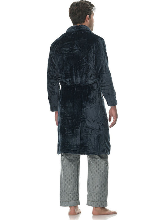 Cool Winter Herren-Robe Dark Blue