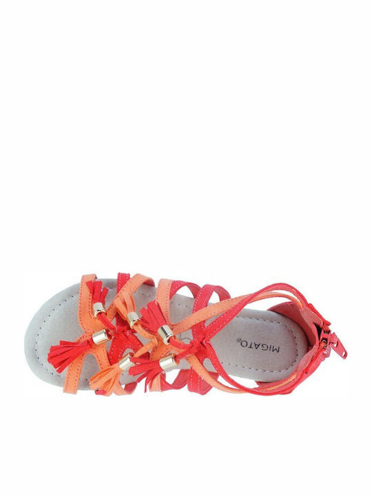 Kinder Sandalen Orange