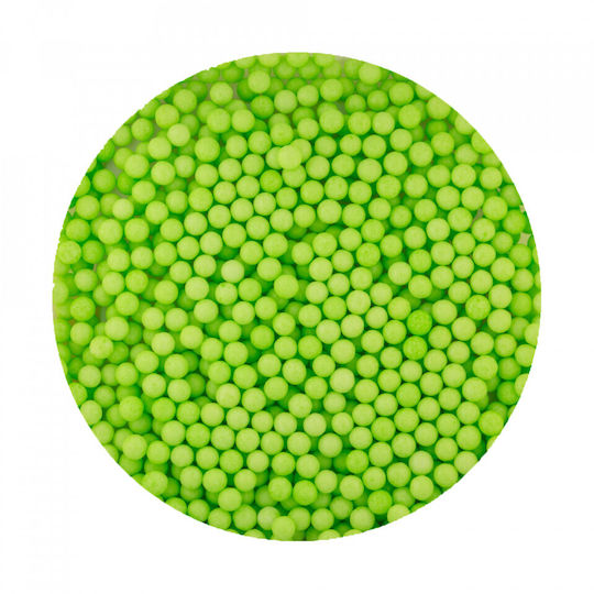 Perle De Zahăr Verde Lime 5mm 80g Lumea