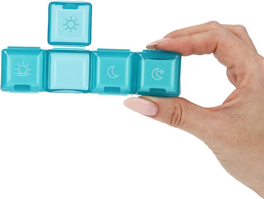Vitammy Pilla 1 X 4 Medicine Organizer 4 Compartments Compact Portable Design