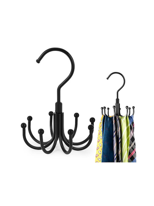 Single Wall-Mounted Bathroom Ring Black